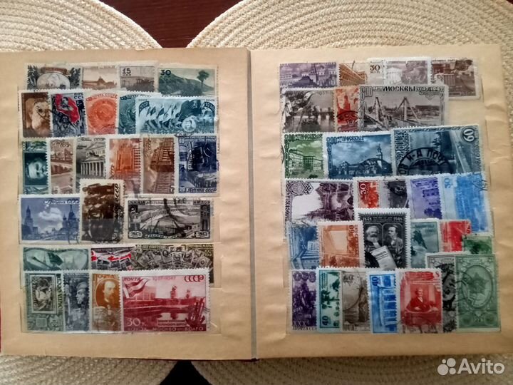 Альбом с марками царская Россия, СССР