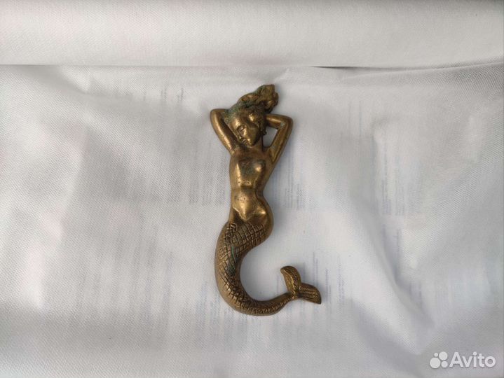 Фигура латунная Русалка