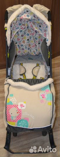 Детские санки-коляска Ника