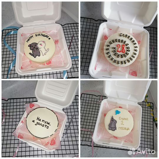 Торты,Бенто-торты,Капкейки на заказ