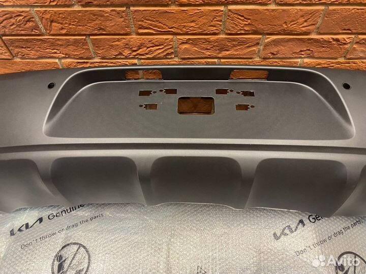 Юбка задняя Kia Soul 2016-2019 Рестайлинг Новая