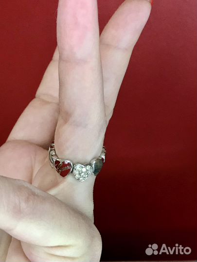 Guess кольцо сердце оригинал