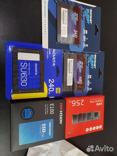 SSD 240/256/480 gb