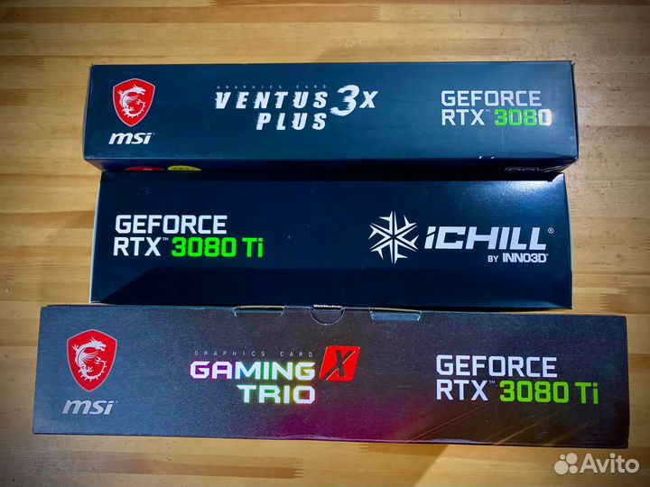 Видеокарта MSI GeForce RTX 3080 Ti gaming X trio