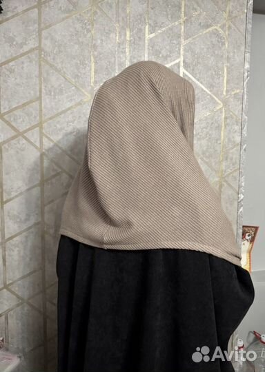 Шарф-капюшон из вязки