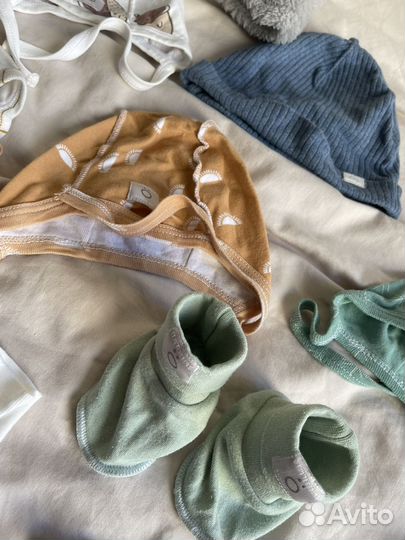 Антицарапки чепчики пинетки Mjolk 56 62