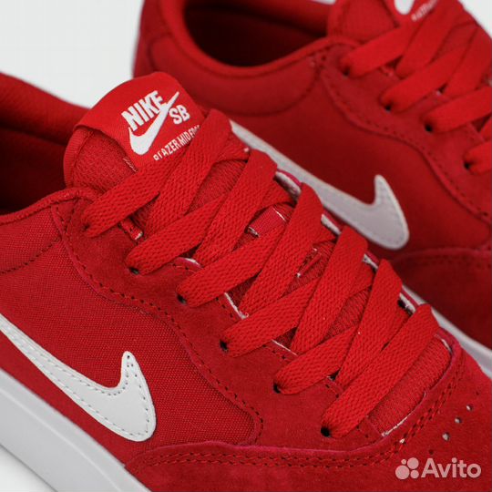 Nike SB Chron Suede Red White