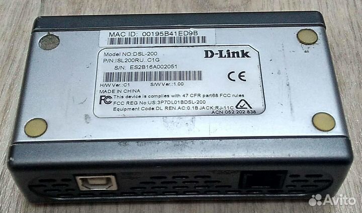 Модем D-link DSL-200