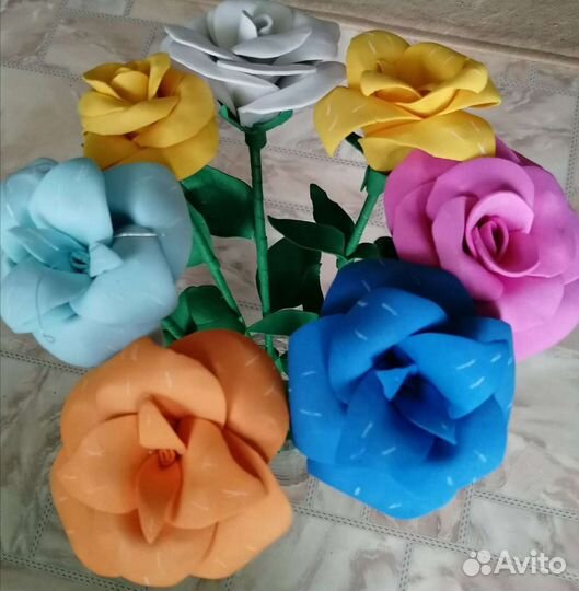 Цветы из изолона