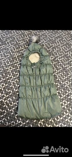 Зимний конверт в коляску на овчине