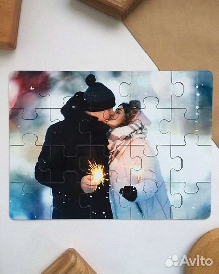 Пазл с фото магнитный