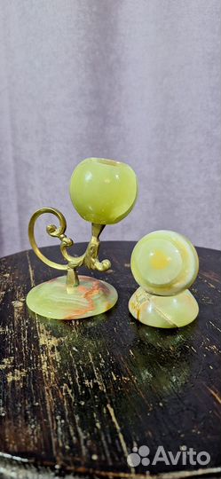 Подсвечник из оникса