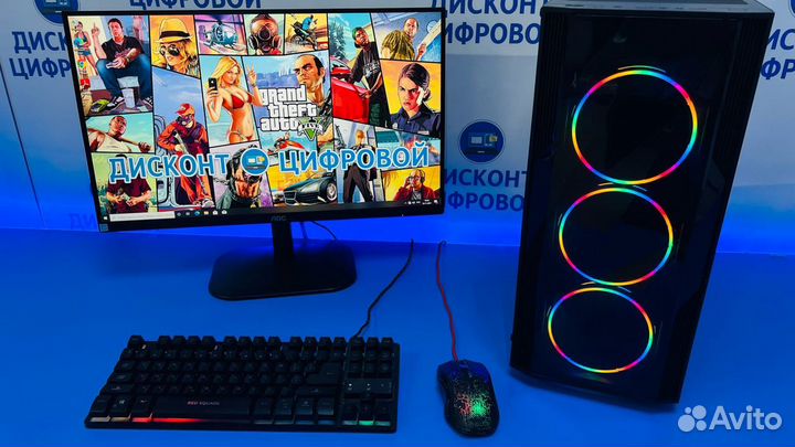 Инквизитор/Core i3-10100F/DDR4-8Gb/SSD/GTX1050 Ti