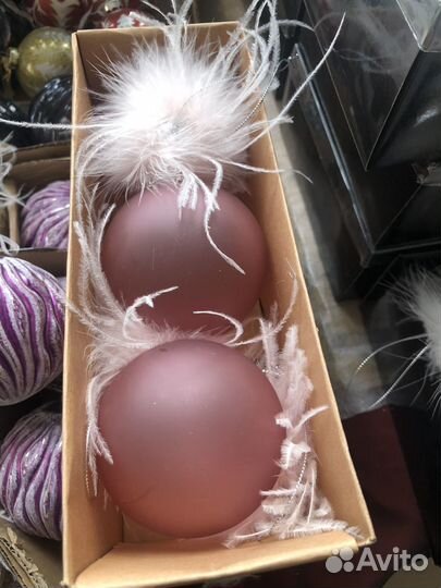 Елочные шары стекло