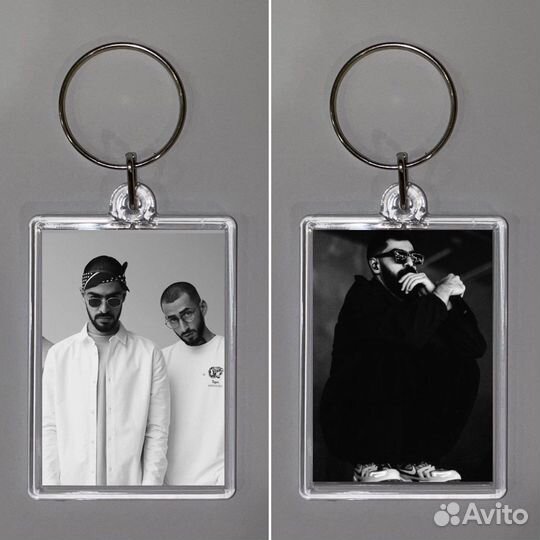 Брелоки акриловые на заказ Miyagi