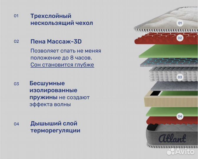 Матрас 160х200