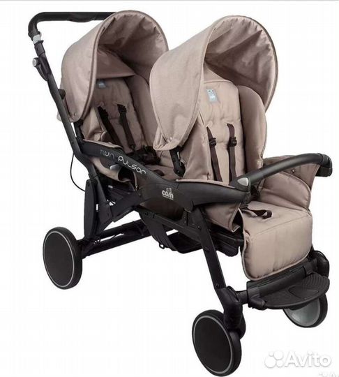 Коляска и автолюлька для двойни или погодок CAM tw