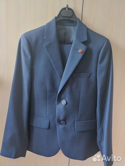 Школьный костюм для мальчика 122 синий