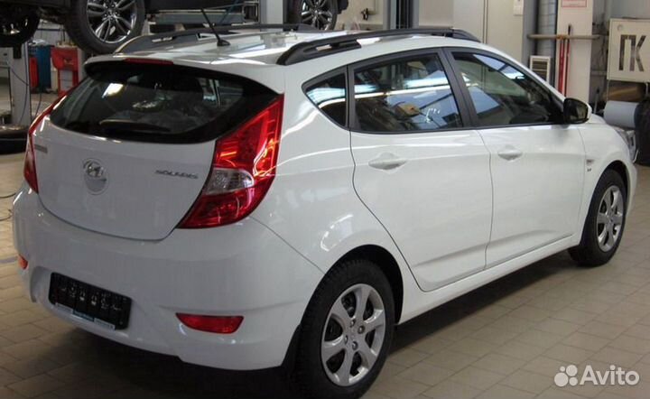 Рейлинги на крышу Хендай Солярис