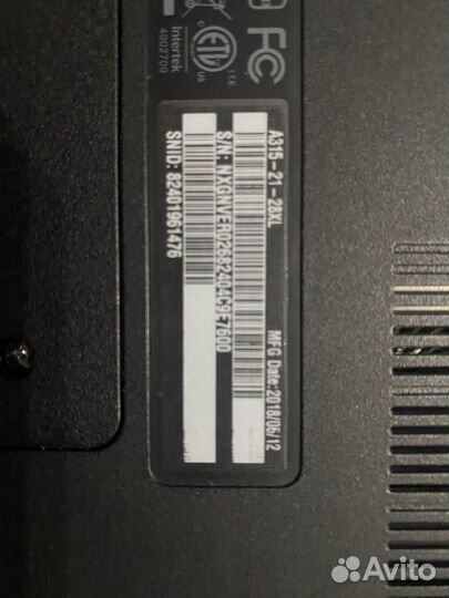 Acer Aspire 3 A315-21