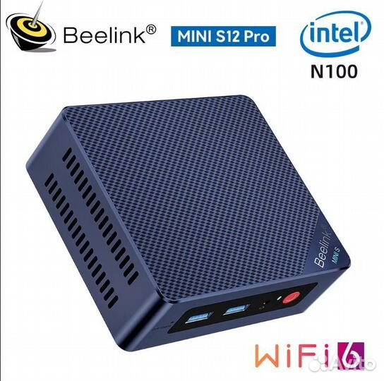 Мини пк Beelink mini s12 pro (N100 16Gb RAM / 512G