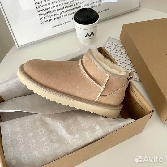 UGG Classic Ultra Mini Sand Угги