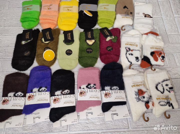 Носки из меа норки, соболя и куницы новые