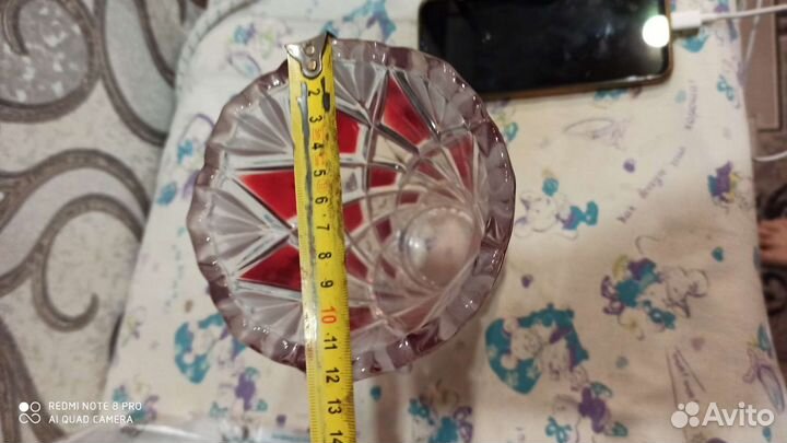 Графин, вазы, сервиз вербилки