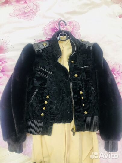 Куртка норковая с каракульчой, Gucci оригинал