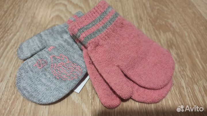 Варежки детские новые