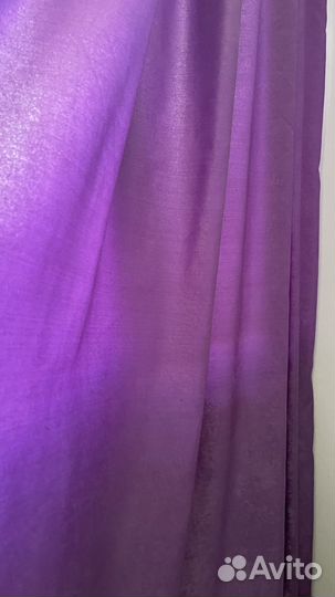 Штора фиолетовая