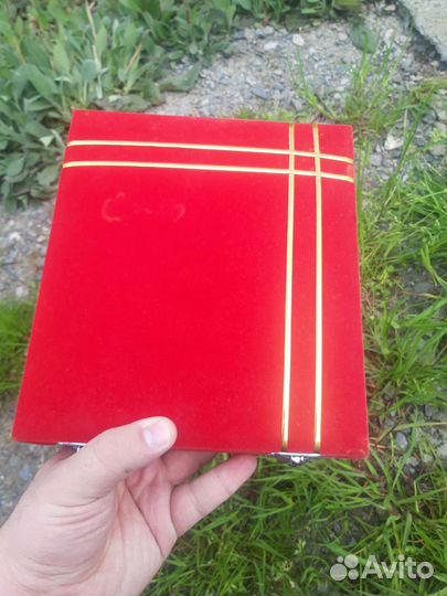 Бархатный футляр для комплекта