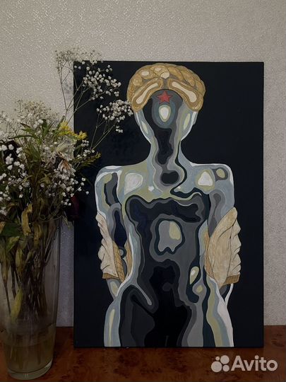 Картина на холсте акрил Atomic Heart