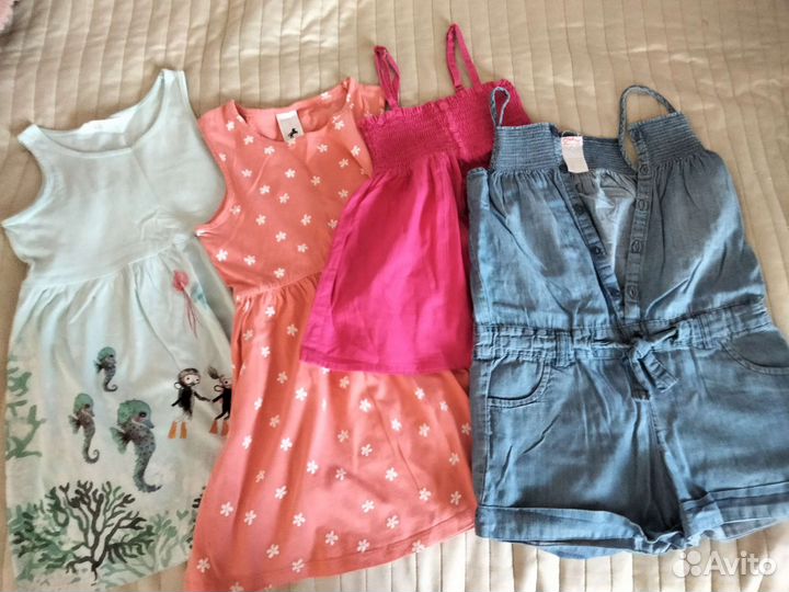 Вещи пакетом на девочку 104-110