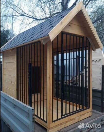 Будка с выгулом вольер для собак