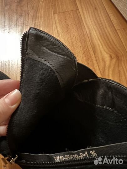 Ботильоны женские 36 размер замшевые