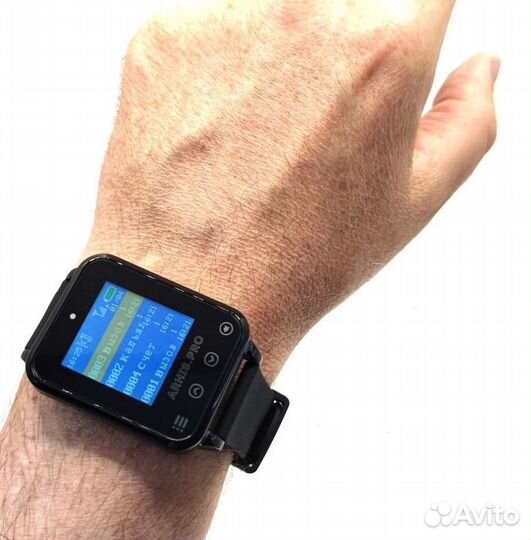 Влагозащищенный пейджер часы для официанта Элит