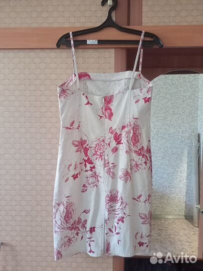 Летний сарафан, лён, 44р-р