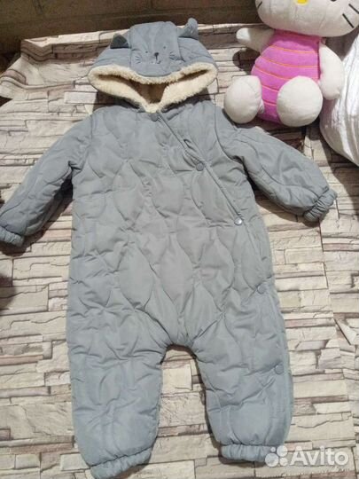 Комбинезон 8 -12 мес 80 см zara для дев и мальч