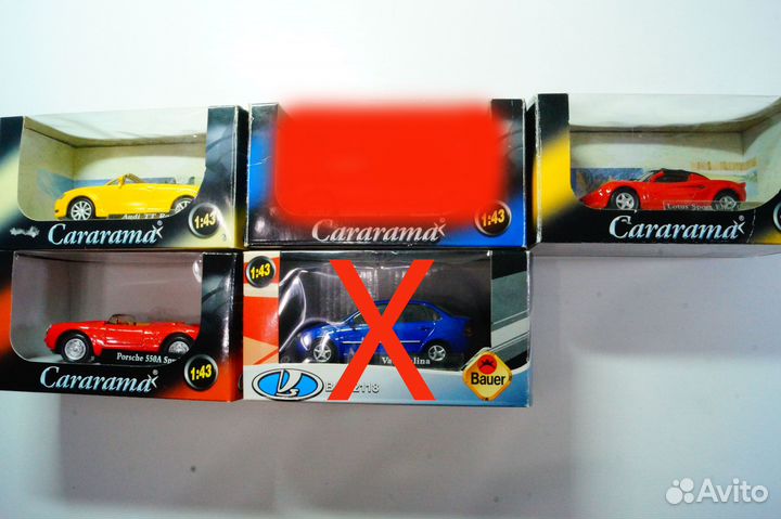 Модели автомобилей Cararama Масштаб 1:43