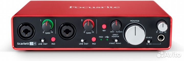 Аудиоинтерфейс Focusrite 2i2