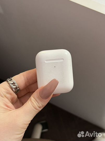 Кейс от наушников airpods 2 с беспроводной зарядко