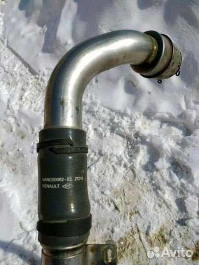 Патрубок турбины рено дастер к9к