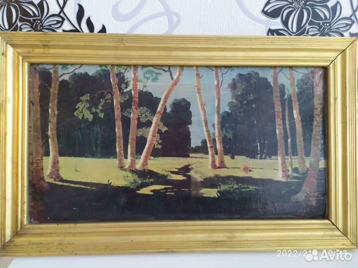 Картина Куинджи Берёзовая роща СССР