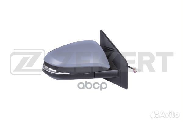 Зеркало в сборе правое / грунтованное / выпукло