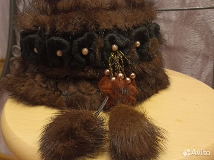 Шапка норковая