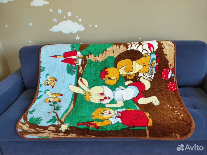 Плед детский тёплый подарок игрушка