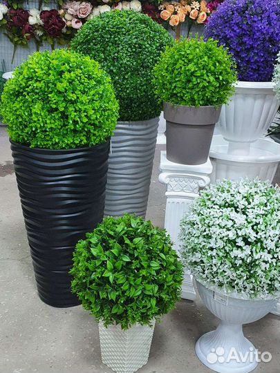 Искусственный самшит, шар самшит