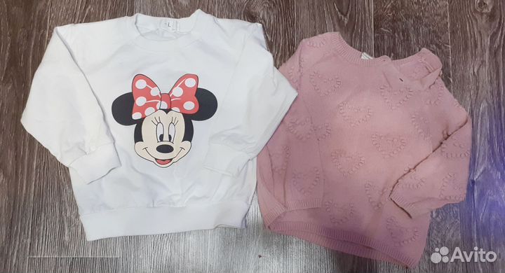 Пакет вещей для девочки размер 80-86