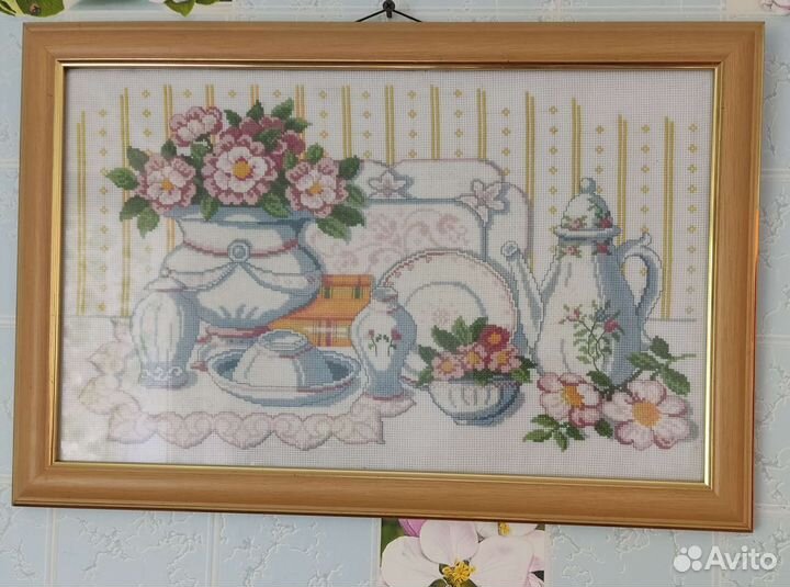 Вышитые картины, ручная работа